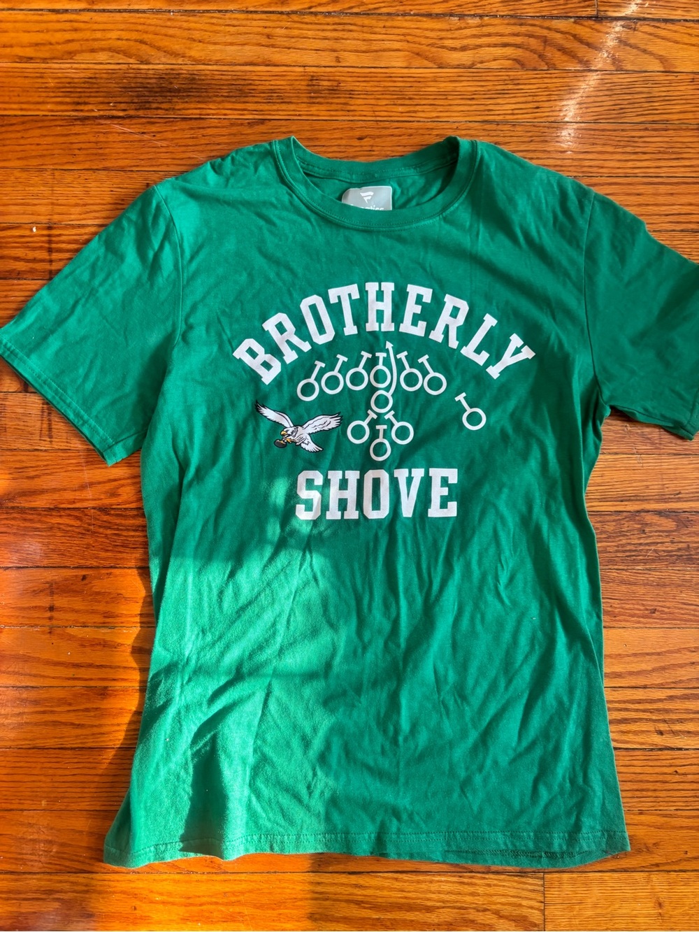 Fanatics Green 'Brotherly Shove' Graphic Tee